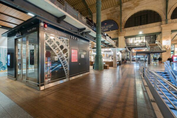 Sol en bambou Bamboo UltraDensity dans la Gare du Nord