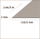 MOSO flexbamboo sheet dimensions